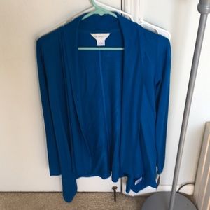 Blue cardigan